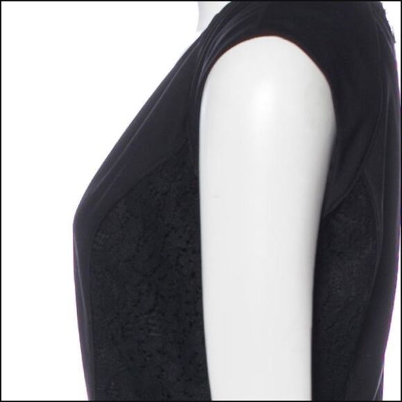 💙 EUC Rebecca Taylor Lace Accent Power Sheath Dress - Picture 7 of 8